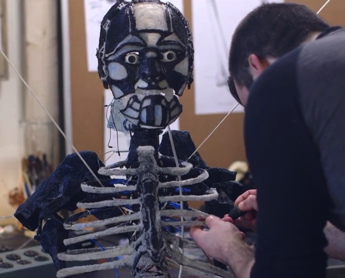 humanoidalny robot wydrukowany w 3d